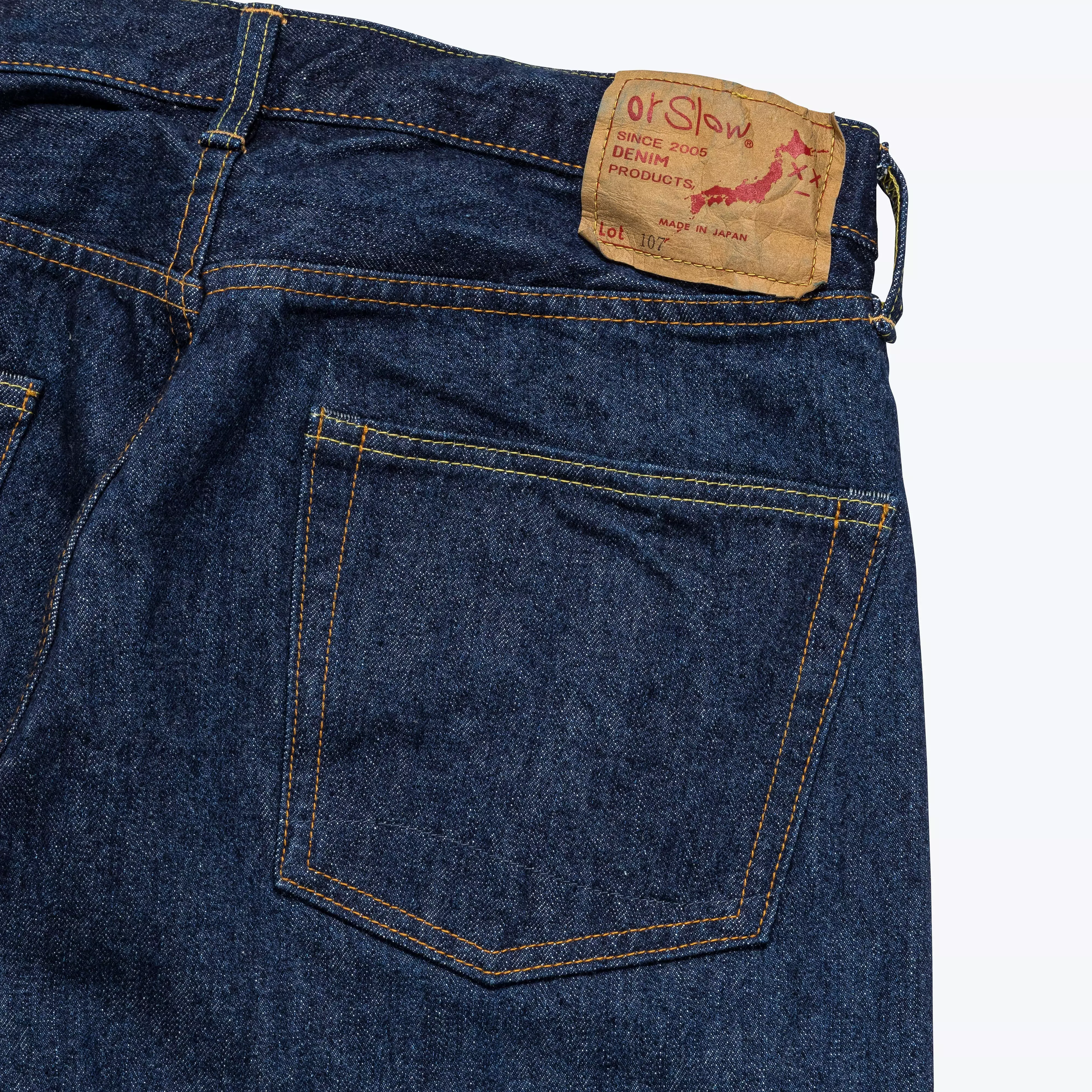 107 Ivy Fit Selvedge Denim - One Wash