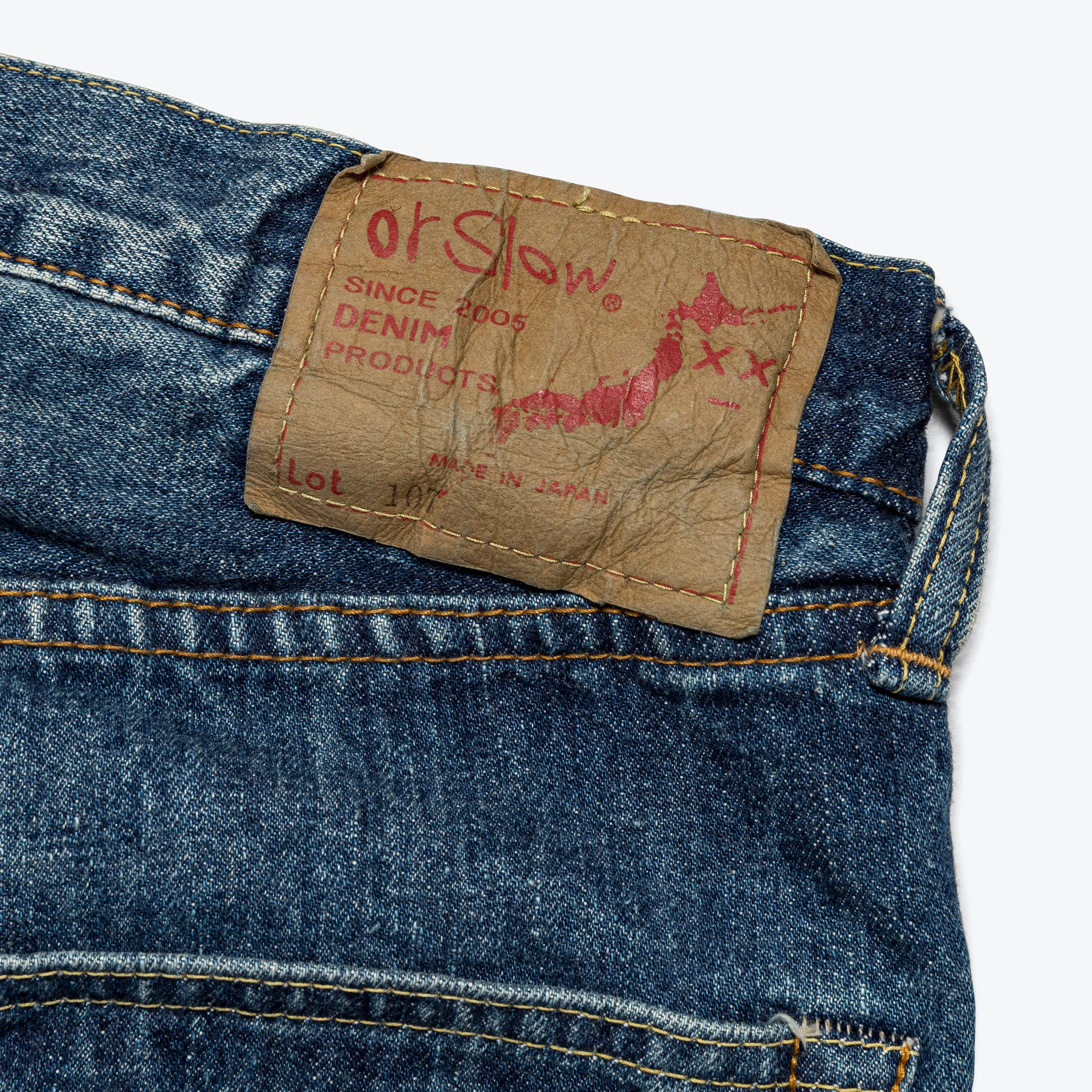 107 Ivy Selvedge Denim - 2 Year Wash