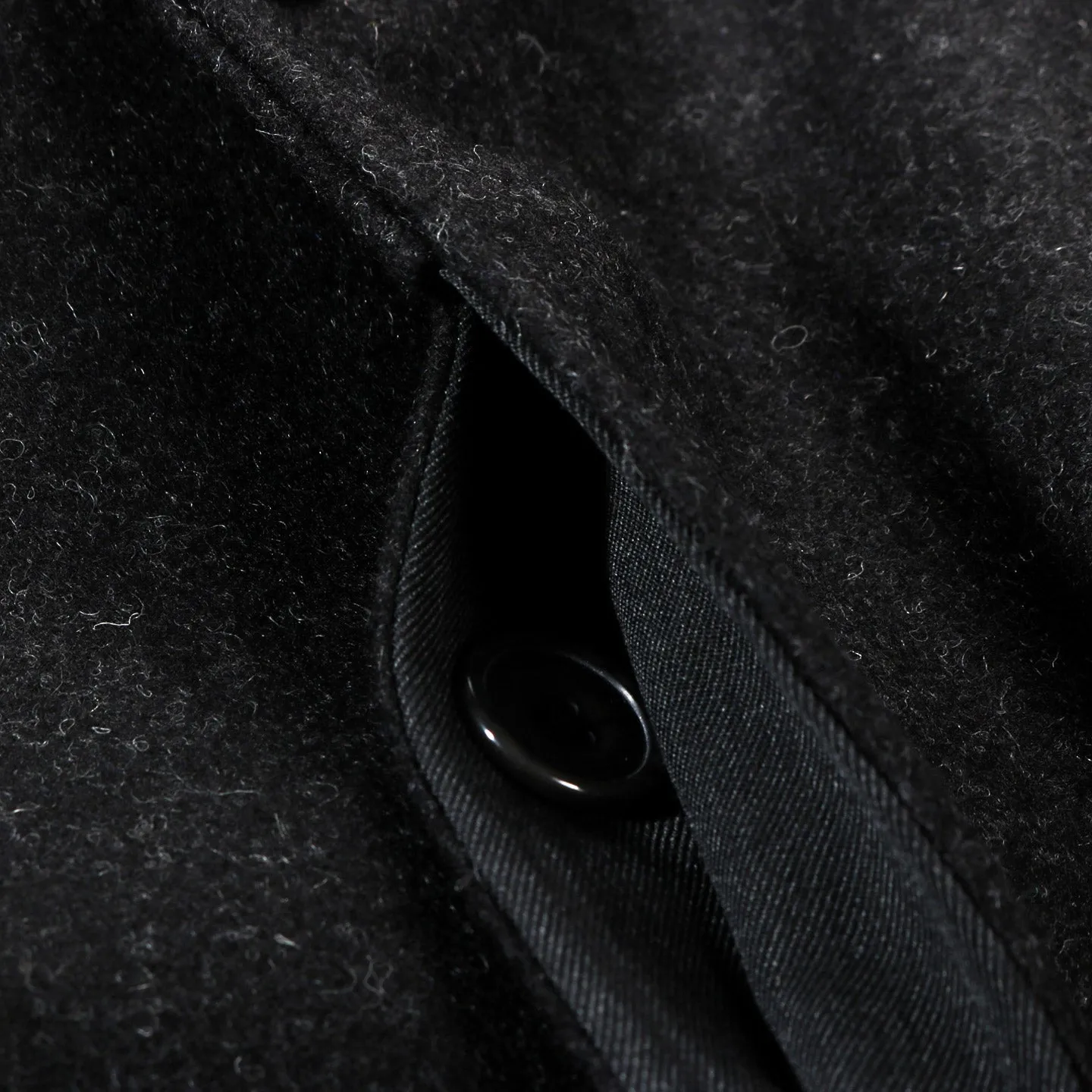 ARPENTEUR ATLAS COAT WOOL MELTON CHARCOAL