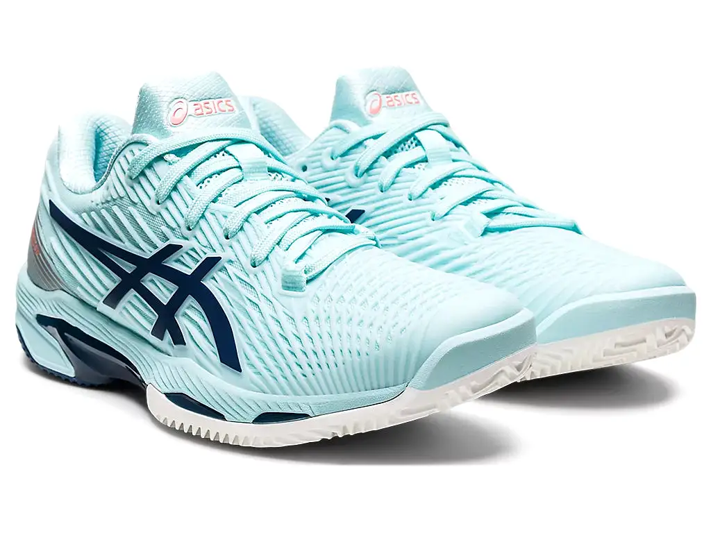 ASICS Women's SOLUTION SPEED FF 2 CLAY (Clear Blue/Light Indigo)