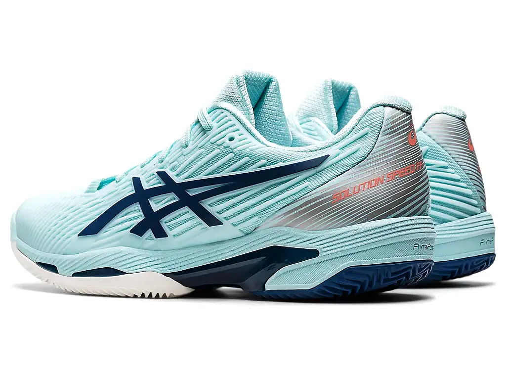 ASICS Women's SOLUTION SPEED FF 2 CLAY (Clear Blue/Light Indigo)