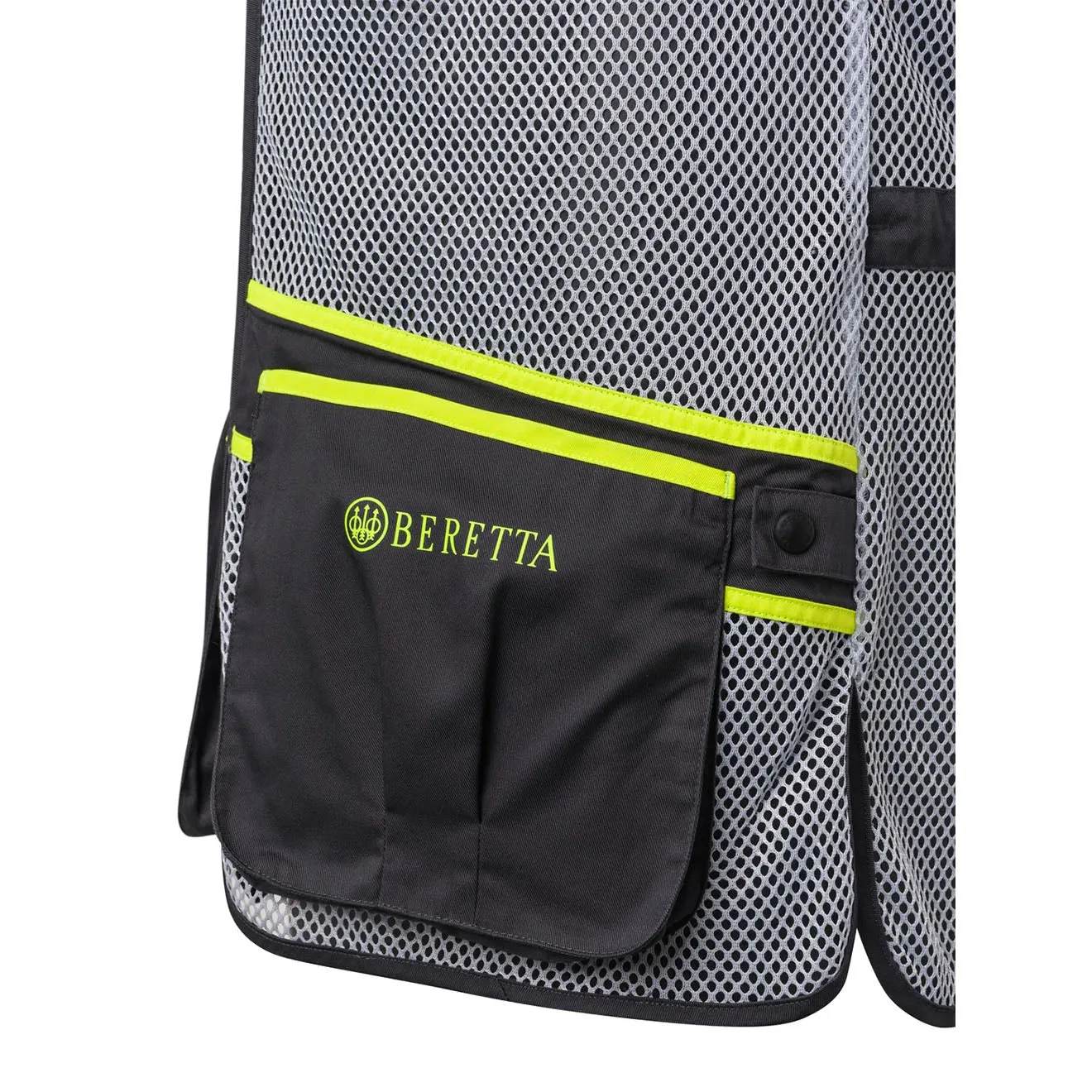 Beretta Full Mesh Vest Ebony / Ice Grey