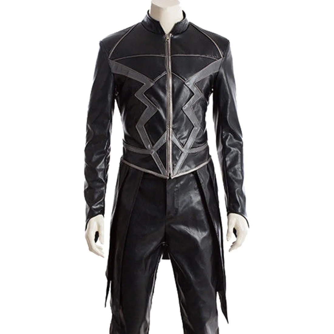 Black Bolt Inhumans Leather Costume Jacket - Famous Jackets