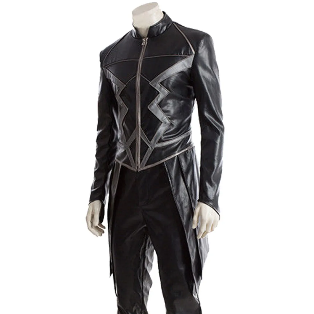 Black Bolt Inhumans Leather Costume Jacket - Famous Jackets