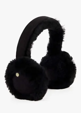 Black Harper Earmuffs by Just Sheepskin | Look Again