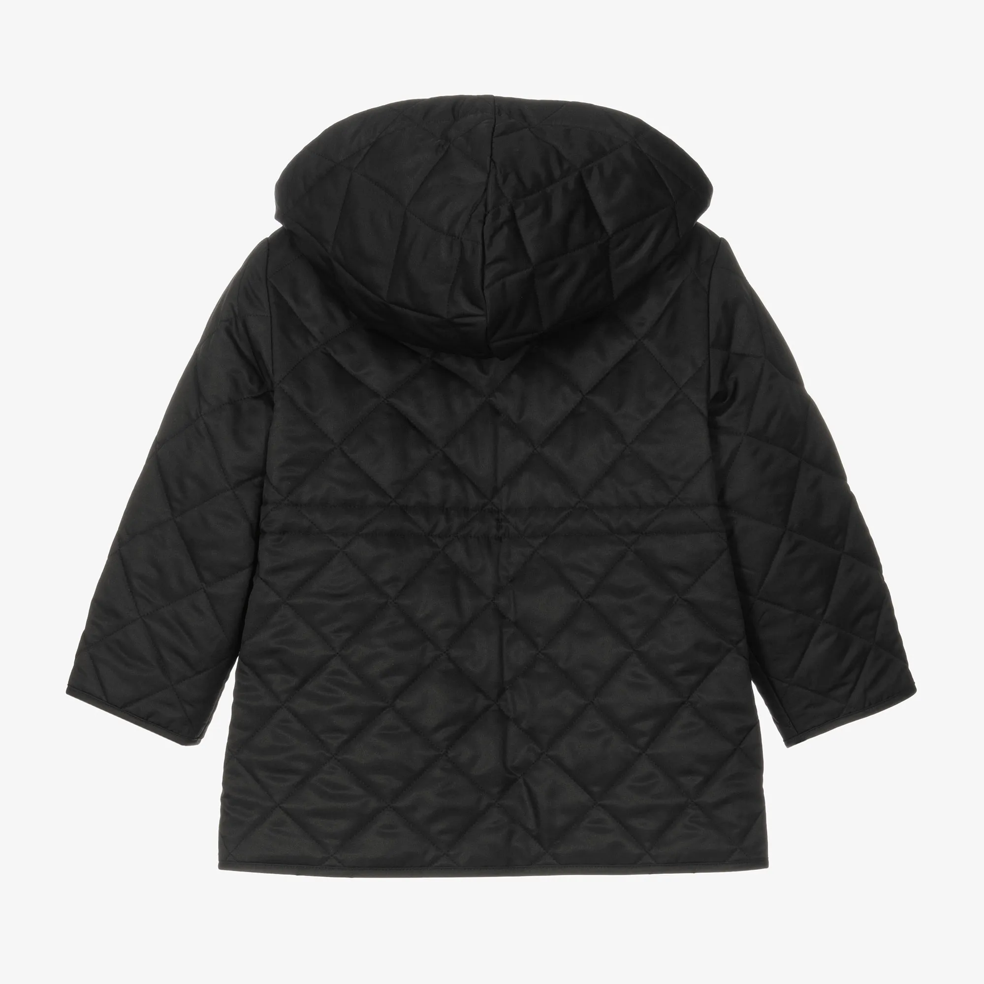  Boys Black Quilted Coat