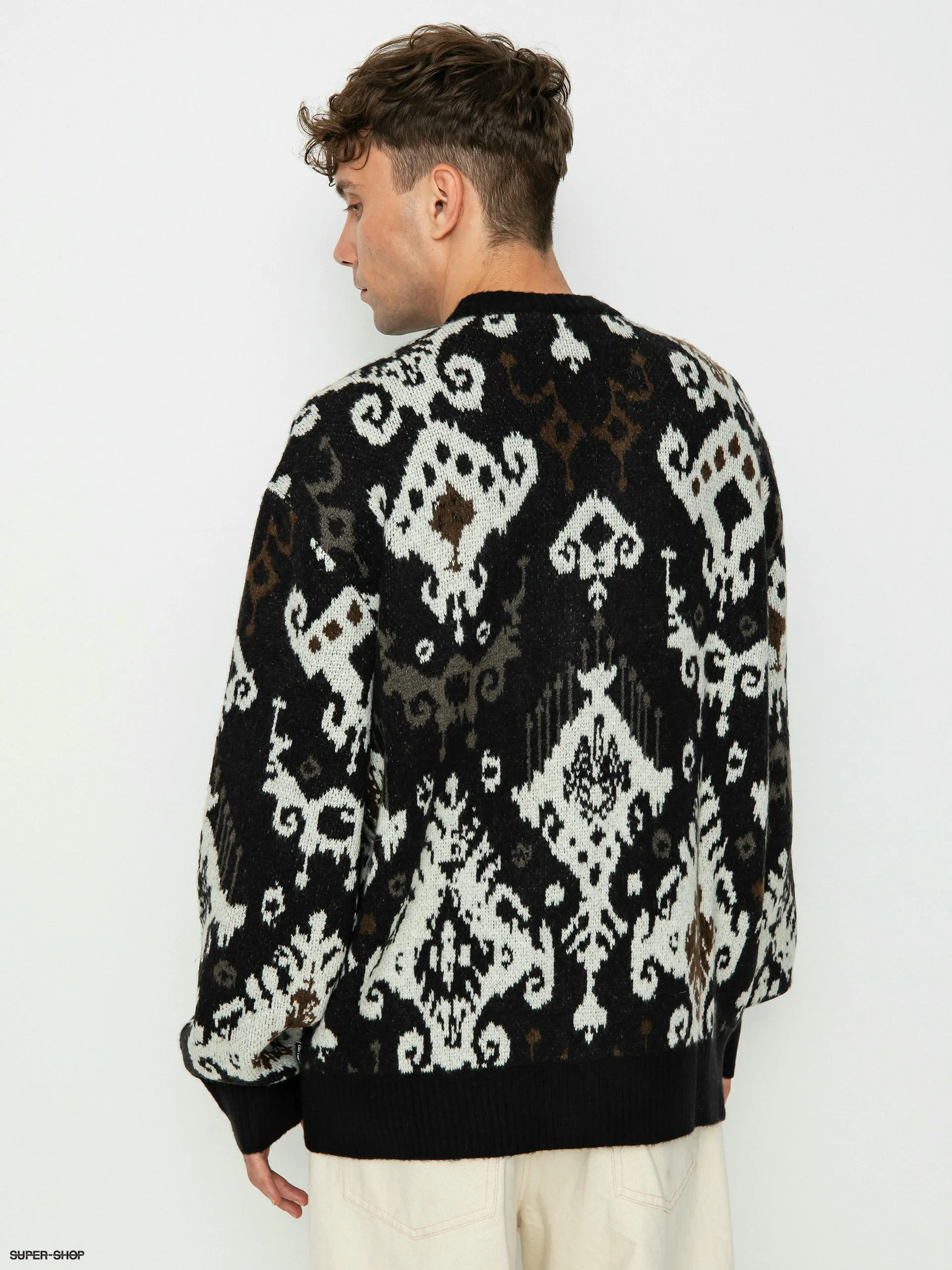 Carhartt WIP Baru Cardigan Sweater (baru jacquard black)