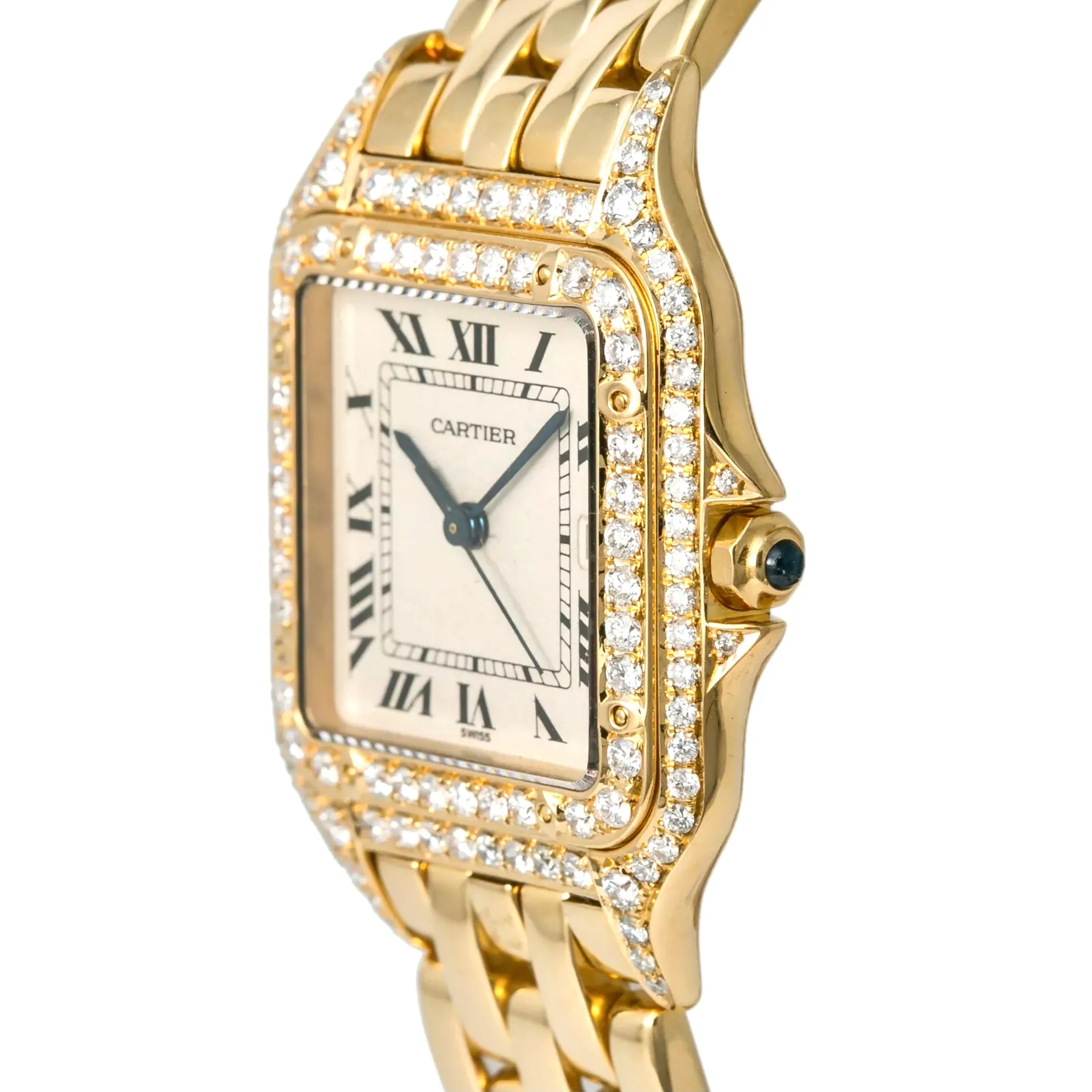 CARTIER PANTHERE 27mm 18K Yellow Gold 1.20TCW DIAMOND Watch