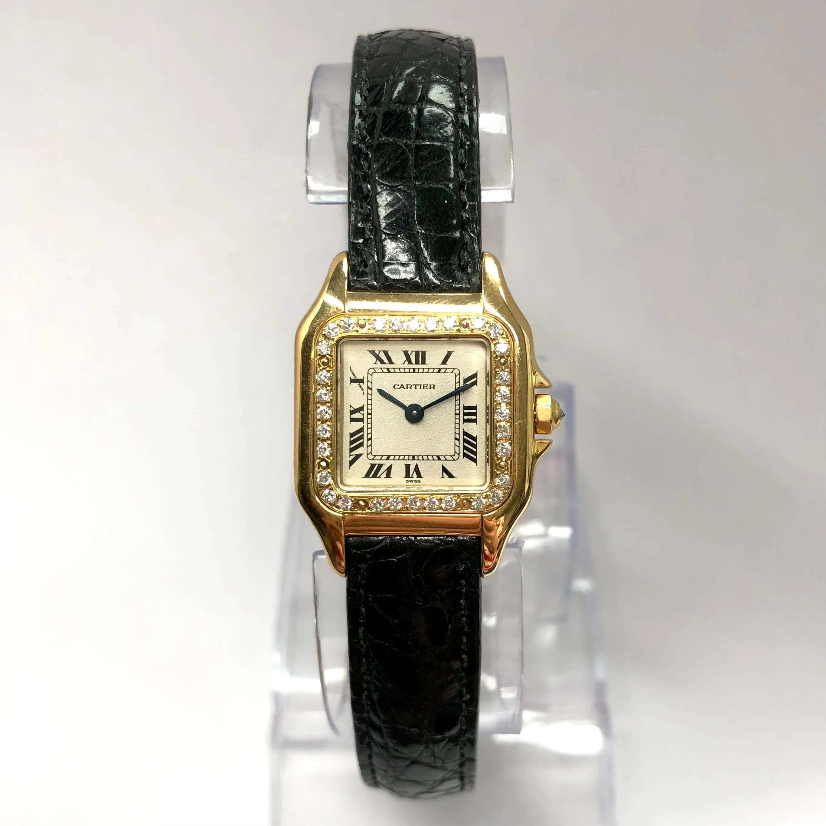 CARTIER PANTHERE Quartz 23mm 18K Yellow Gold 0.76TCW DIAMOND Watch