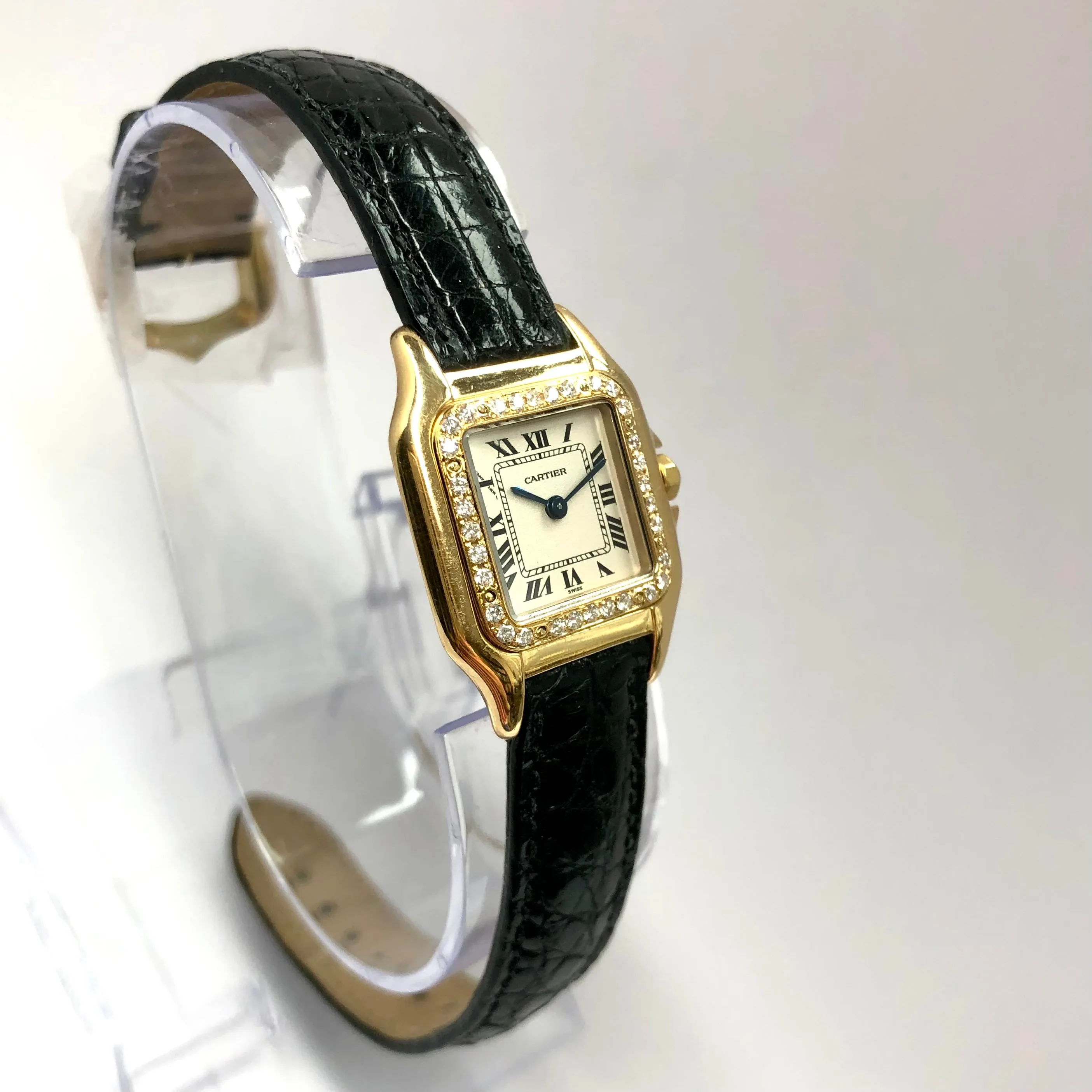 CARTIER PANTHERE Quartz 23mm 18K Yellow Gold 0.76TCW DIAMOND Watch