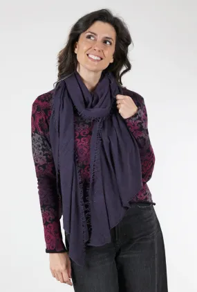 Cashmere Love Scarf, Deep Purple