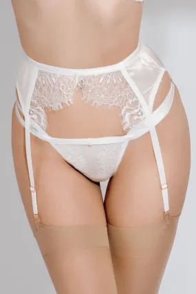 Chantilly Vanille Suspender Belt, Size S (UK 8)