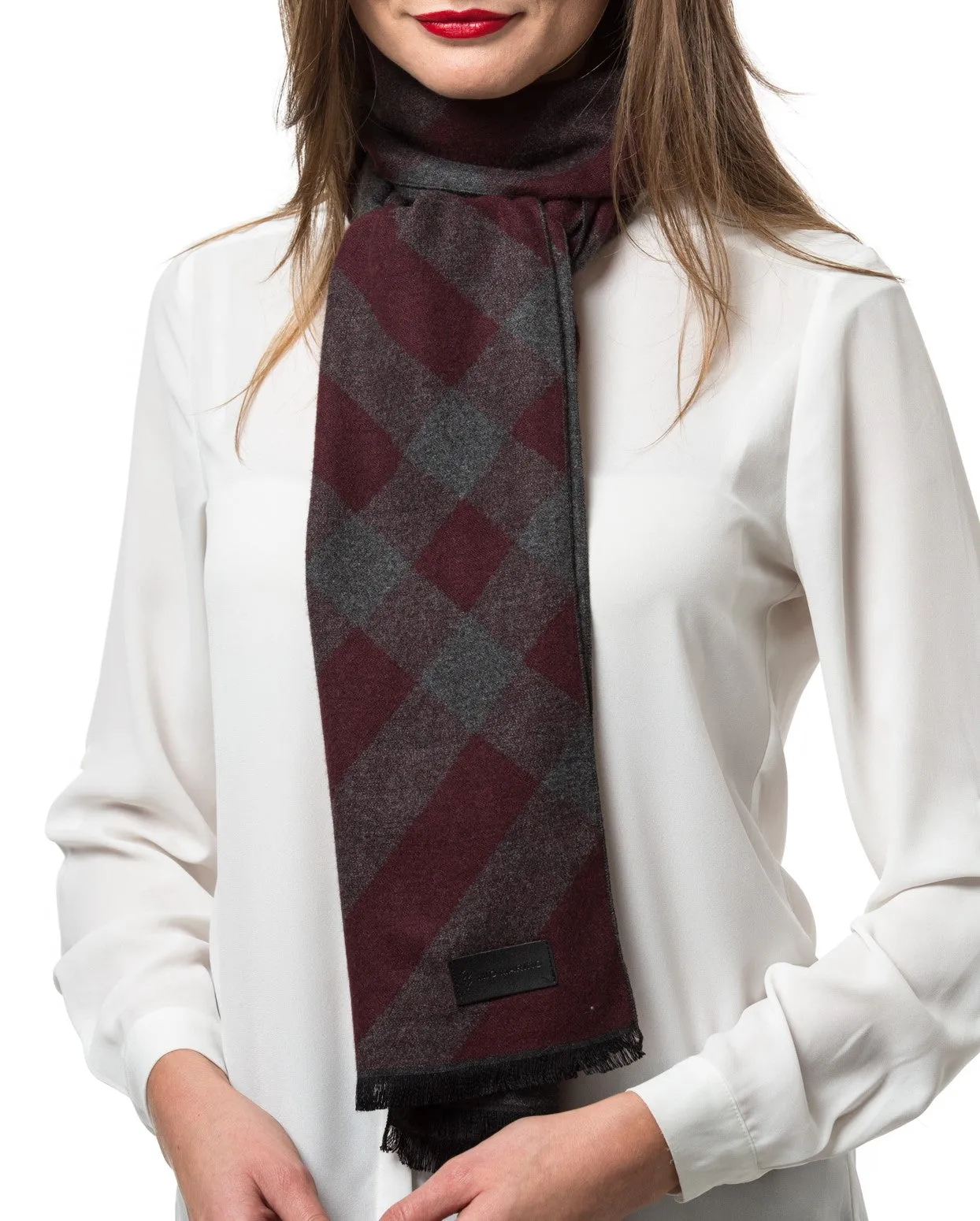 Checkered Tartan Winter Scarf