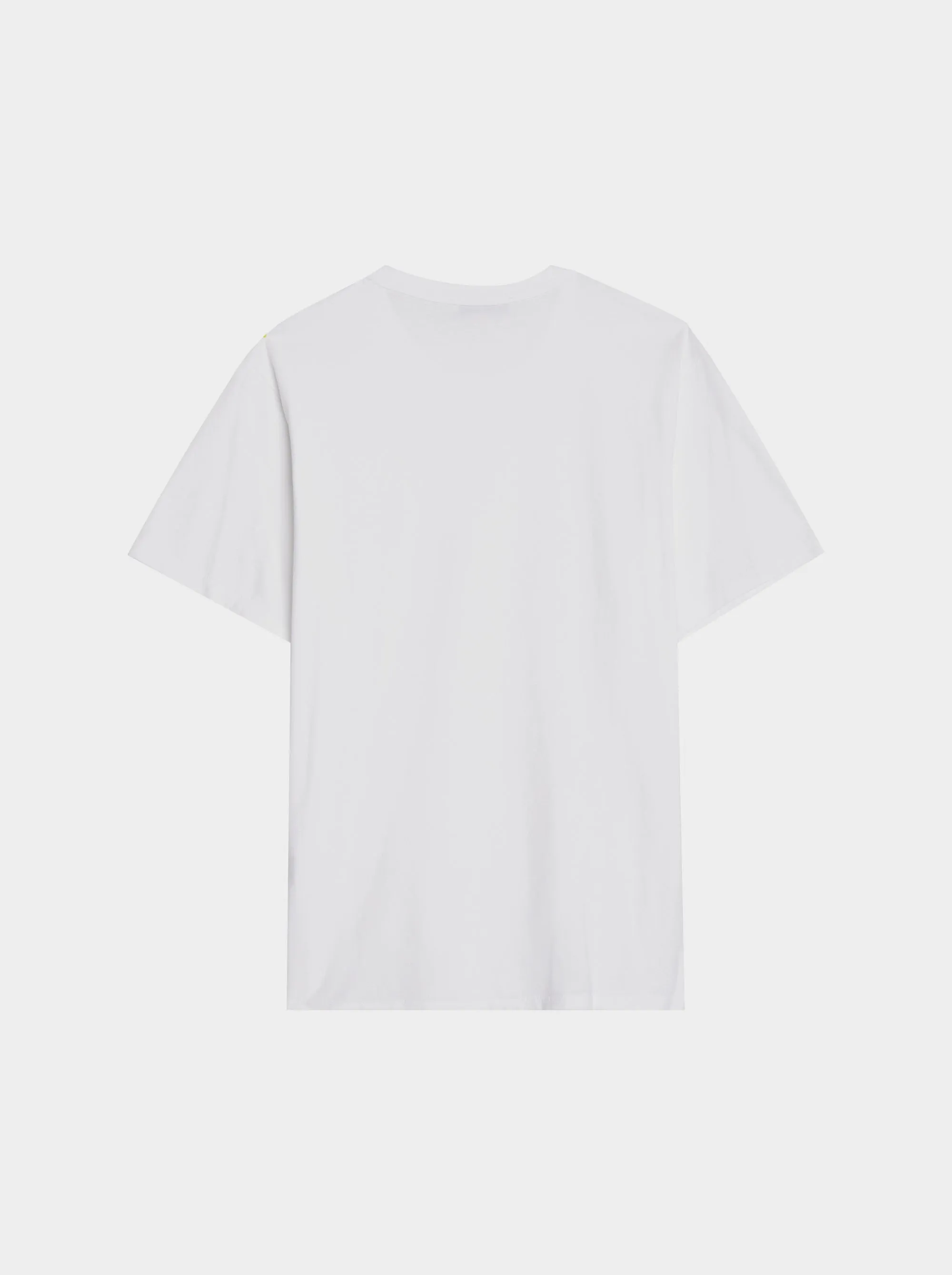 Chillax Fox Patch Classic Tee-Shirt, White