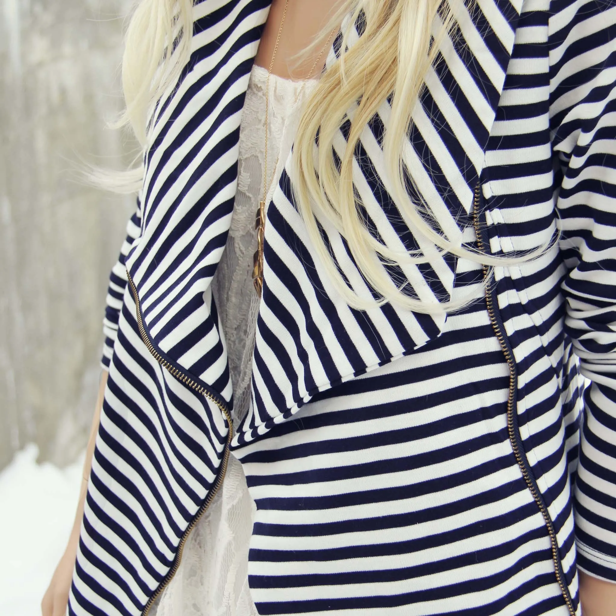 Cozy Saturday Stripe Jacket