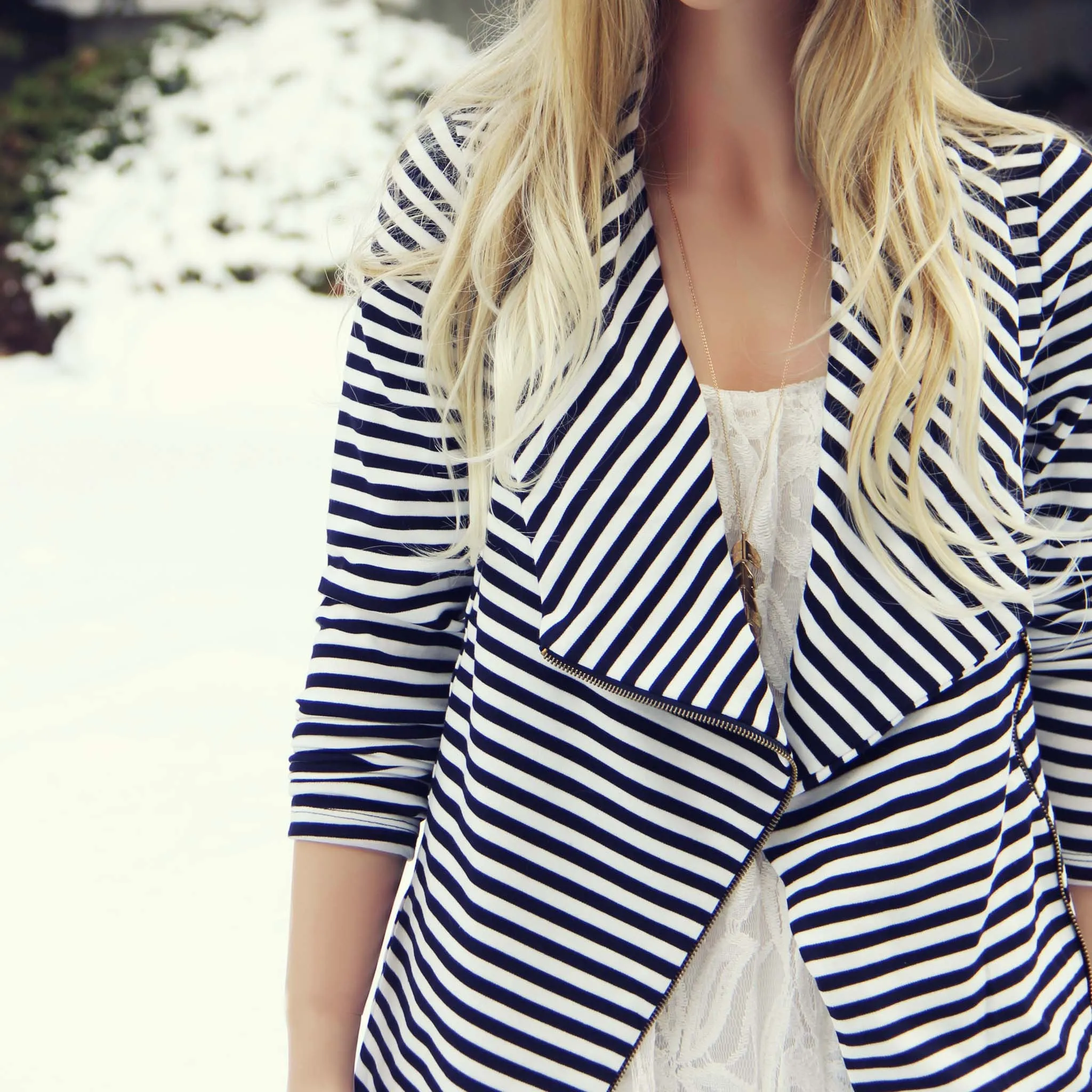 Cozy Saturday Stripe Jacket