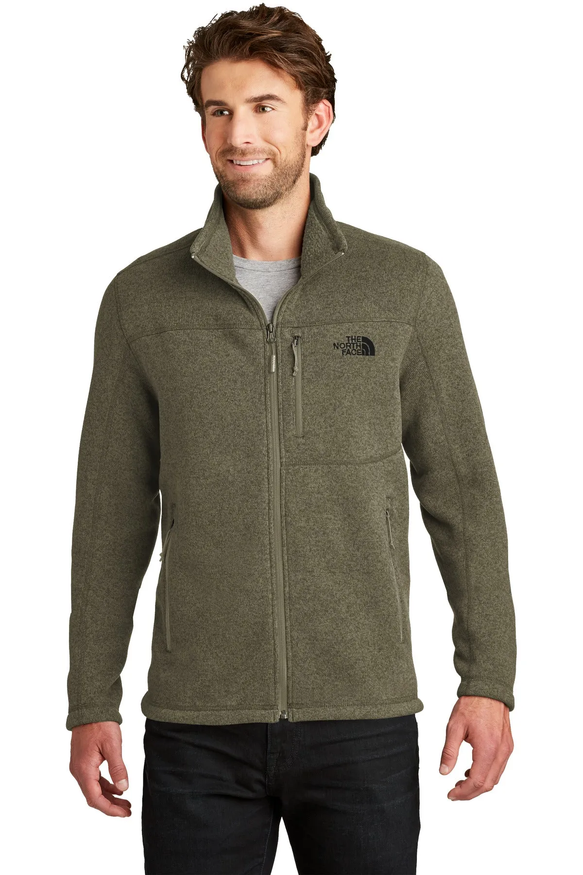 Custom Embroidered - The North Face  Sweater Fleece Jacket. NF0A3LH7