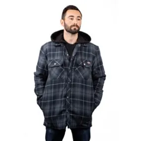 DICKIES FLEECE HOOD FLANNEL SHIRT JACKET