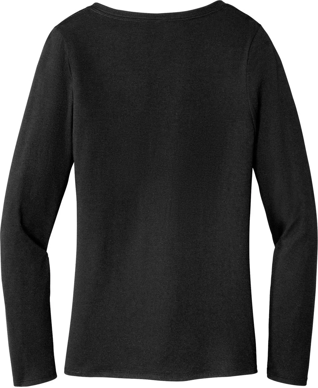 District Ladies Perfect Tri Long Sleeve V-Neck Tee