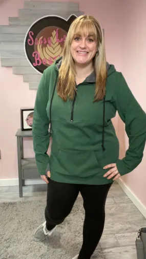 Evergreen Half Zip Hoodie