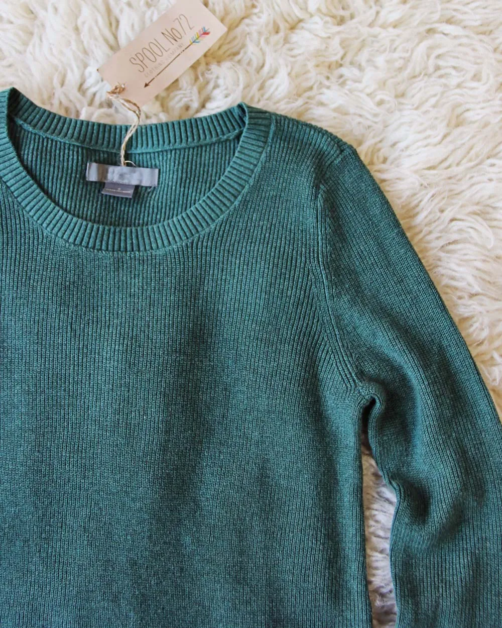 Everyday Layering Sweater in Pine