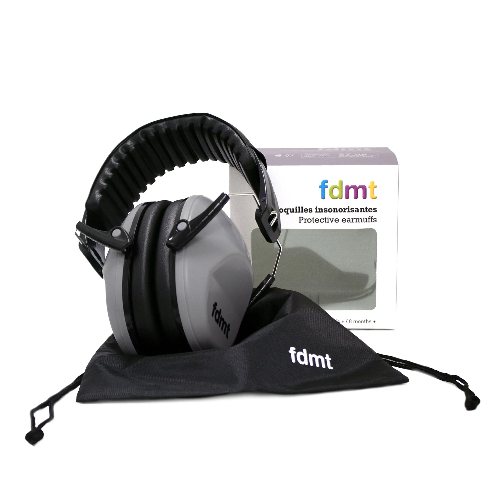 fdmt Kids Earmuffs - Grey  - Clement