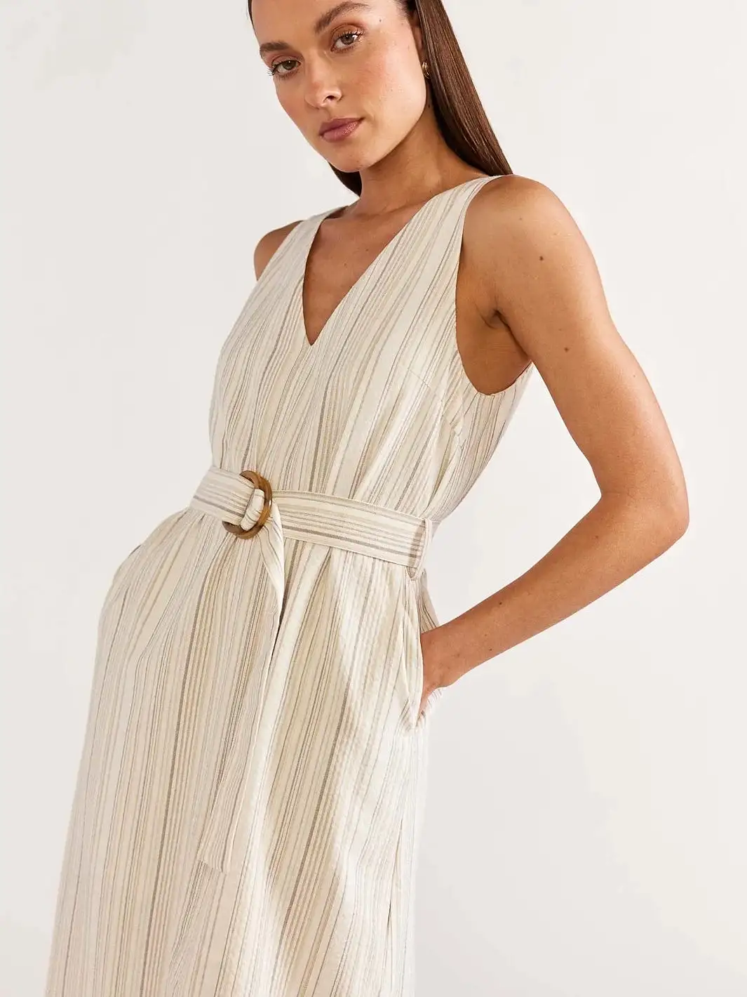 Finlay Belted Midi Dress UT2401459