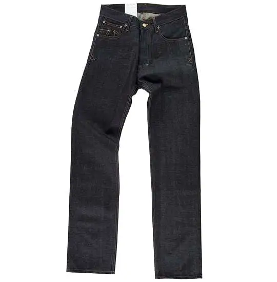 Fit 67 Loose Straight Selvedge Denim Jeans, Indigo Blue