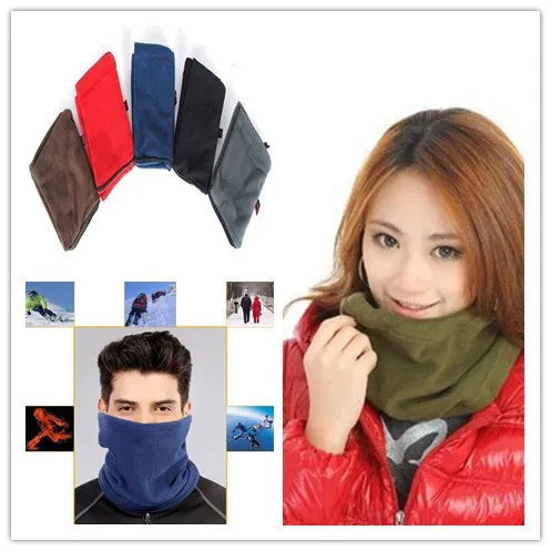 Fleece Scarf Neck Warmer Face Mask Hat Skiing Cycling Hiking Whale Room