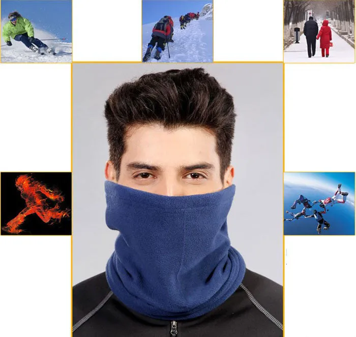 Fleece Scarf Neck Warmer Face Mask Hat Skiing Cycling Hiking Whale Room