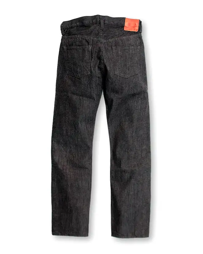 Fullcount 1101 13.7oz Black Straight Selvedge Denim