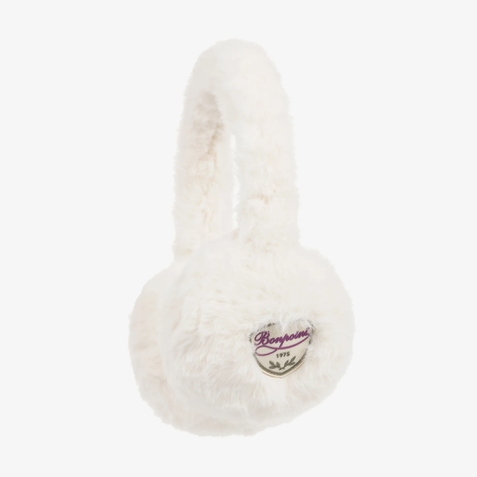 Girls Ivory Faux Fur Earmuffs