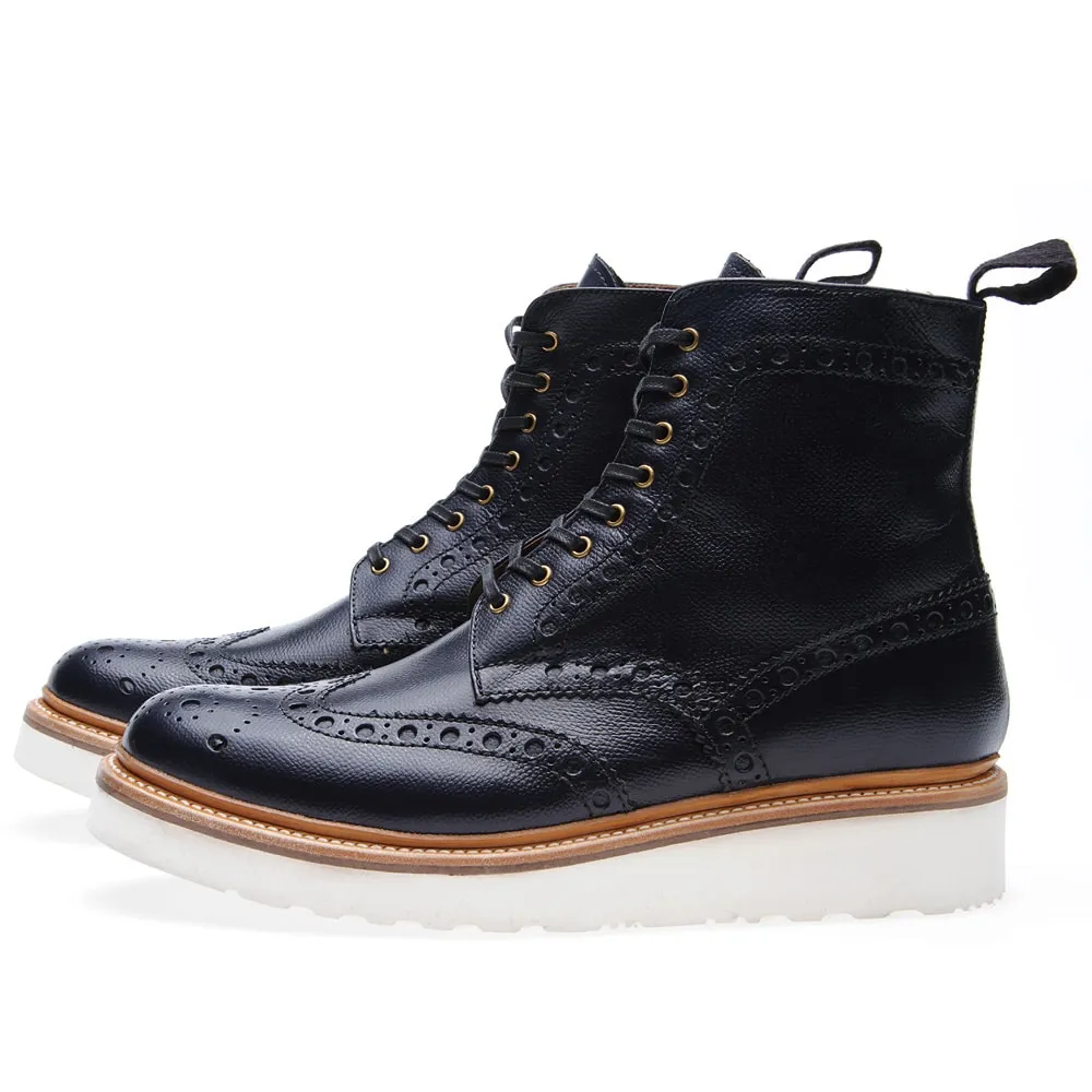 Grenson Fred V BootNavy Alpine Grain