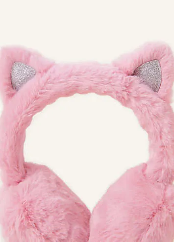 Kids Faux Fur Fluffy Cat Earmuffs by Accessorize | Look Again