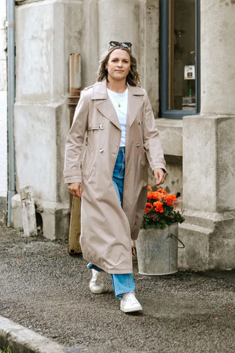 Kim Trench Coat Taupe