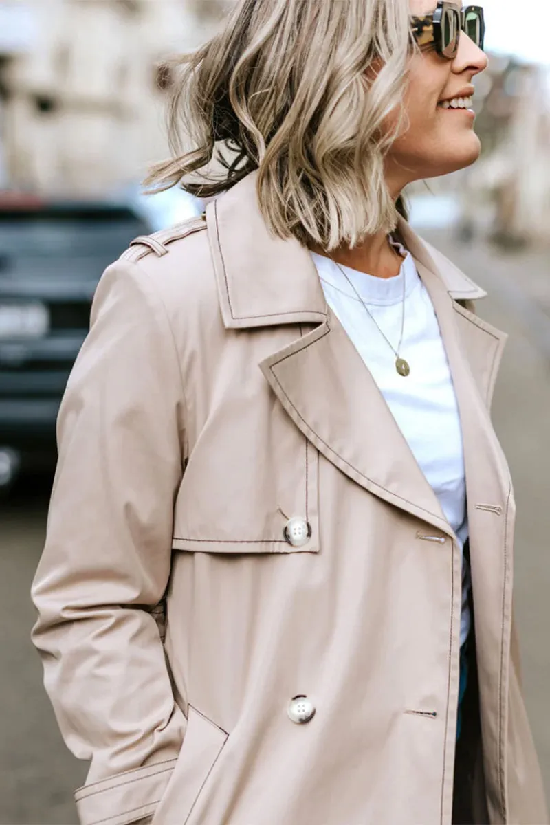 Kim Trench Coat Taupe