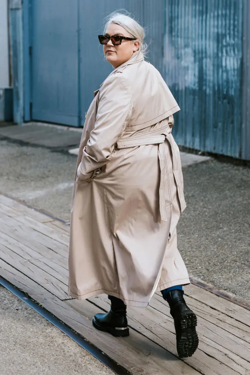 Kim Trench Coat Taupe