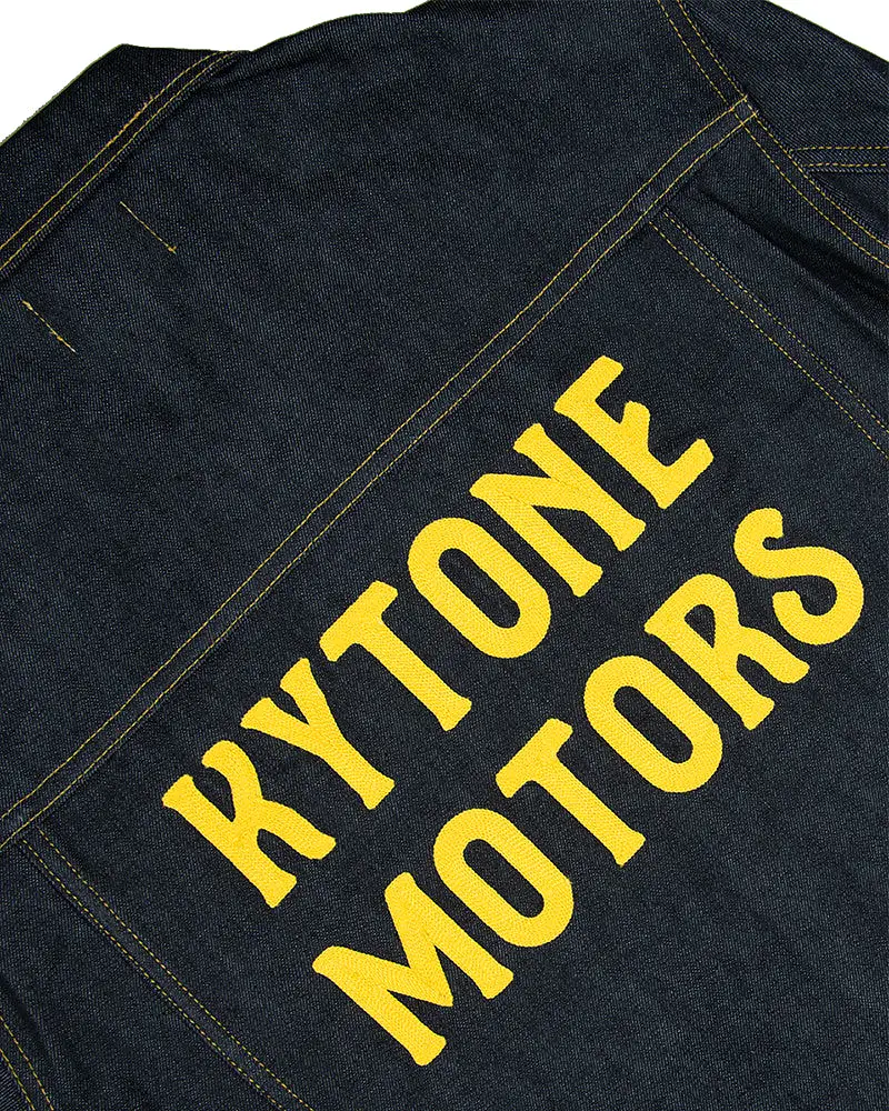 KYTONE Motorsport Selvedge Denim Embroidered Highway Jacket