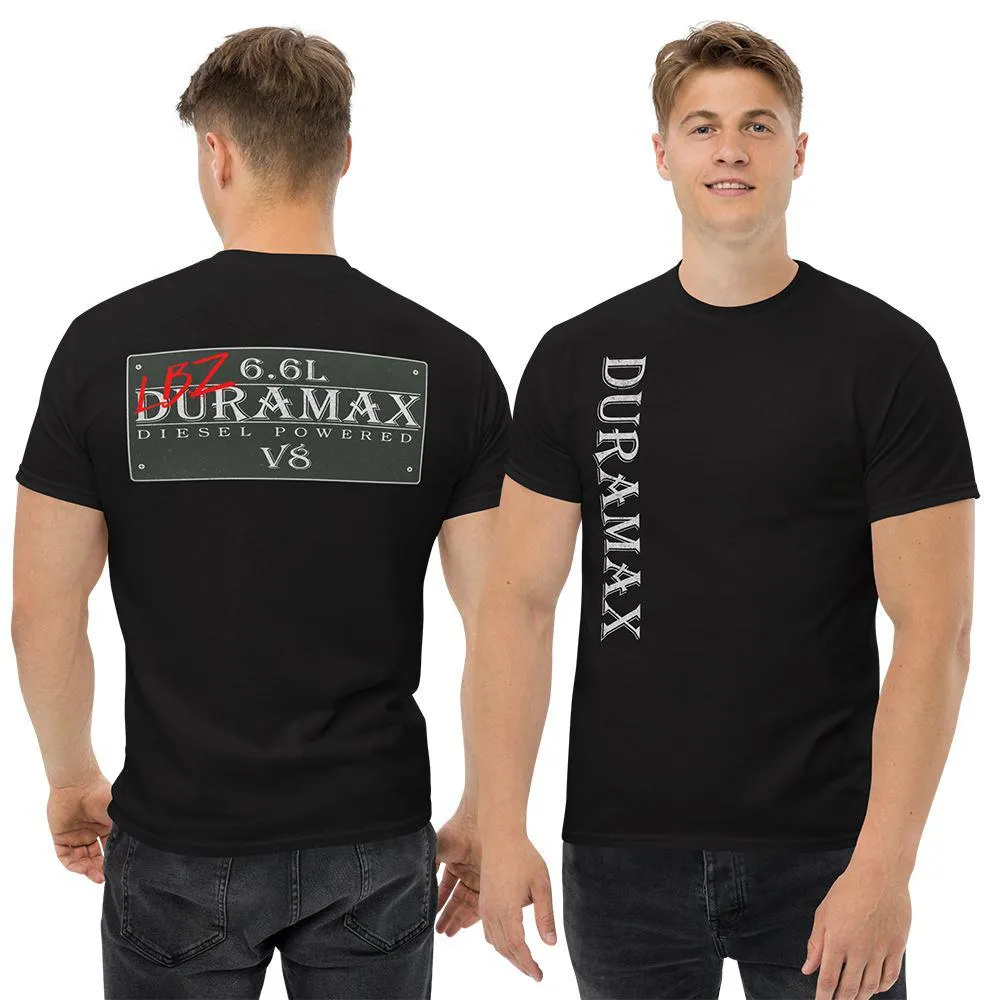 LBZ Duramax T-Shirt with Vintage Sign Design and Double Sided Print