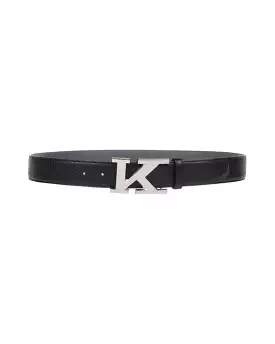 Leather Belt K Buckle