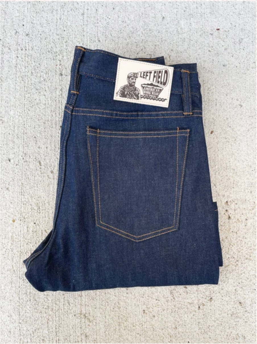 Left Field NYC Greaser 1968 Cone White Oak 13 oz NON Selvedge Denim (size down, running +1 ) Check Specs