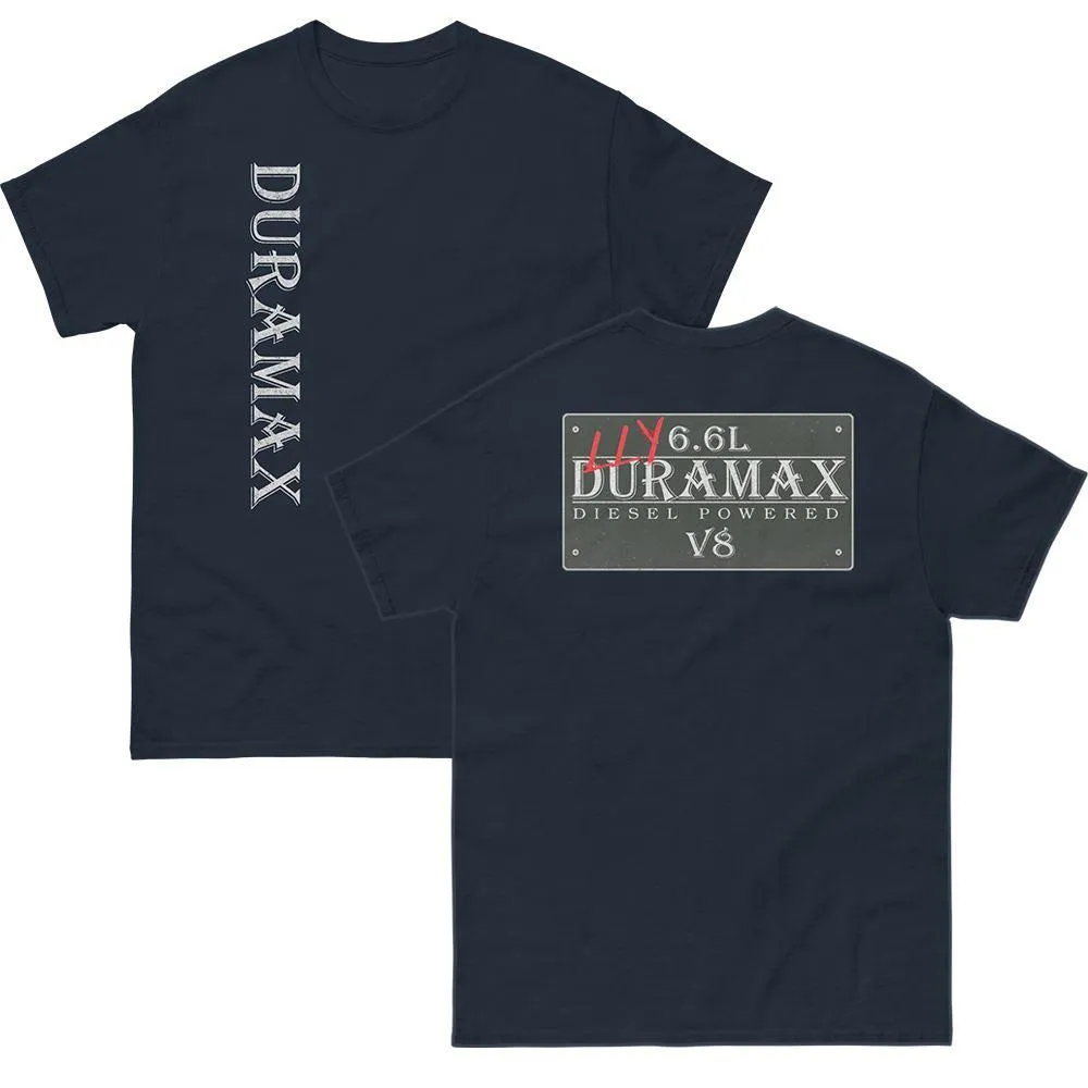 LLY Duramax Vintage Sign Double Sided Print T-Shirt