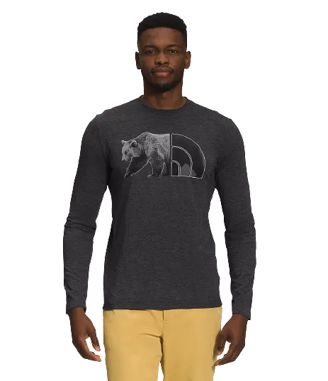 L/S Tri-Blend Bear Tee Men's