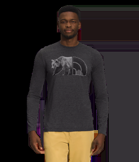 L/S Tri-Blend Bear Tee Men's