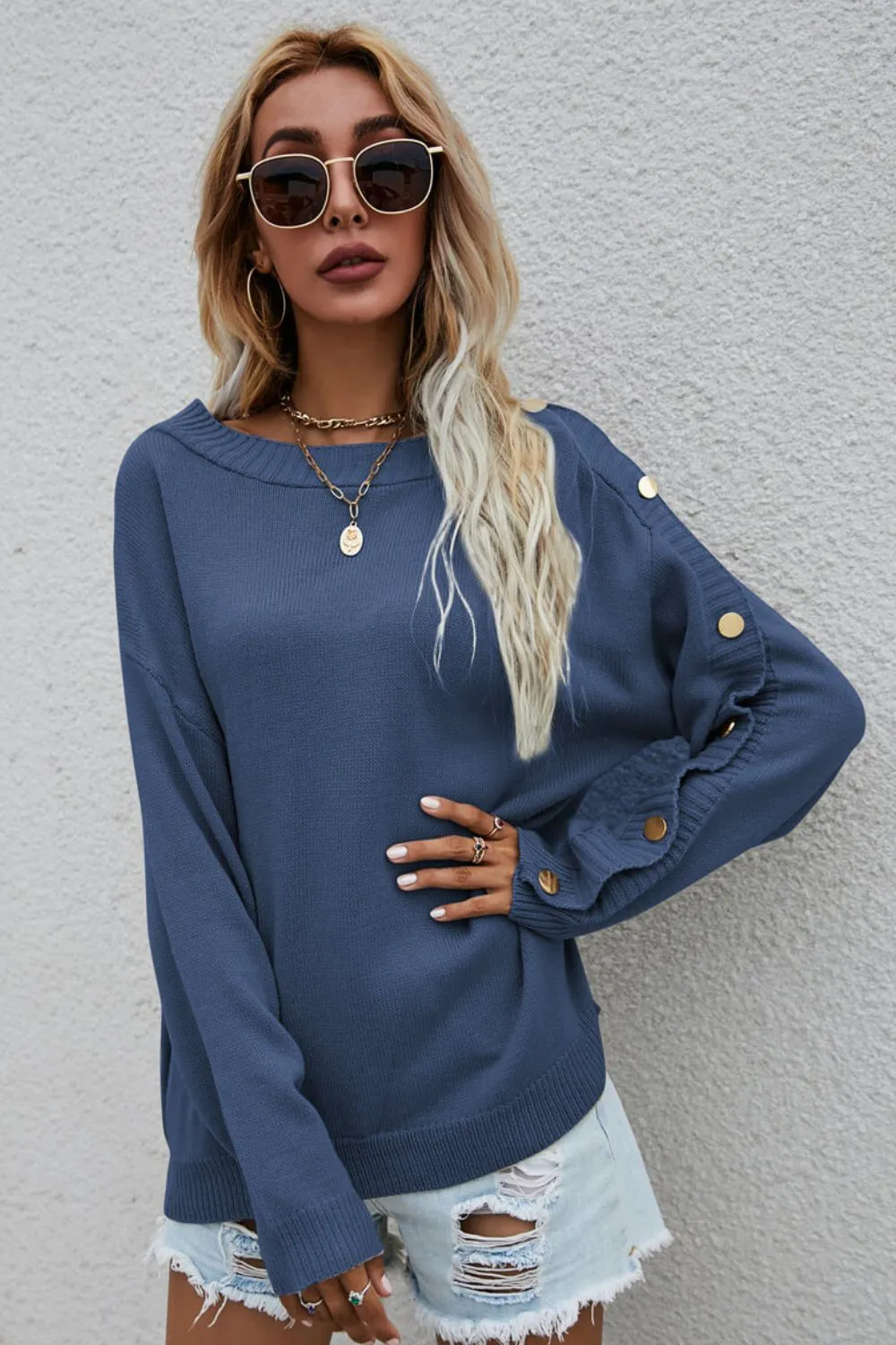 Mallorie Boat Neck Sweater