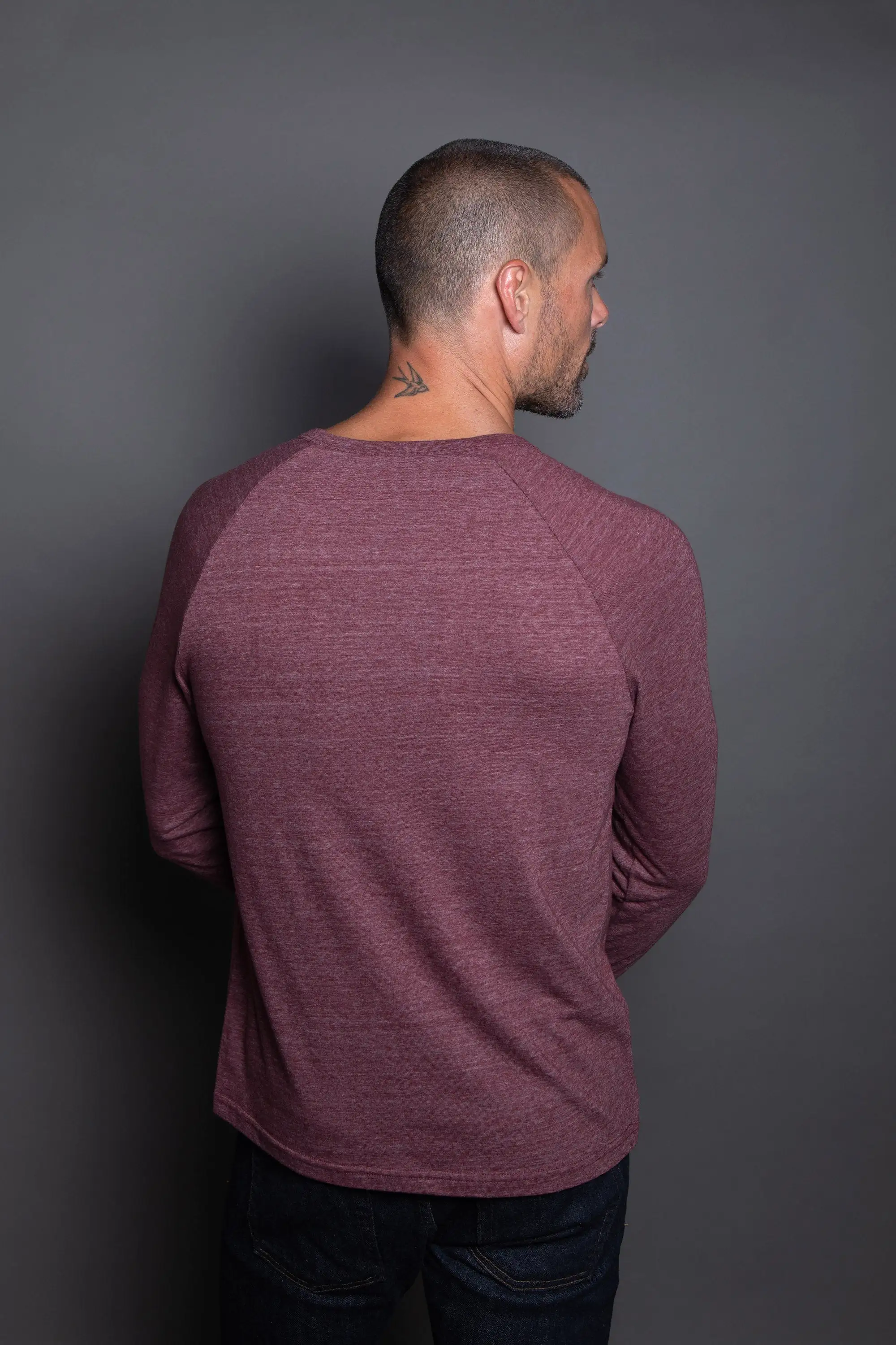 Men's Cameron Tri-Blend Long Sleeve Tee