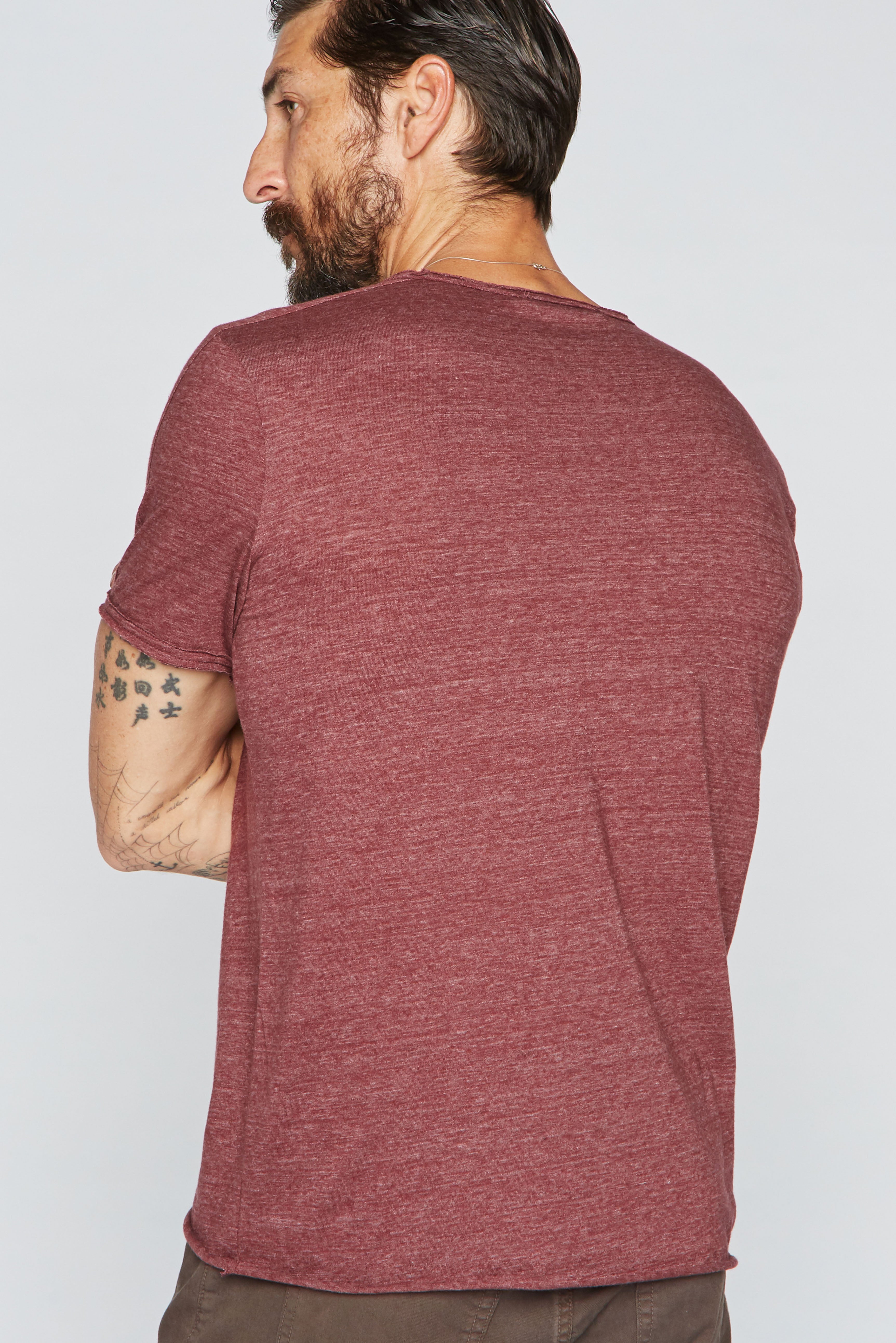 Men's Tri-Blend Patch Sleeve Tee