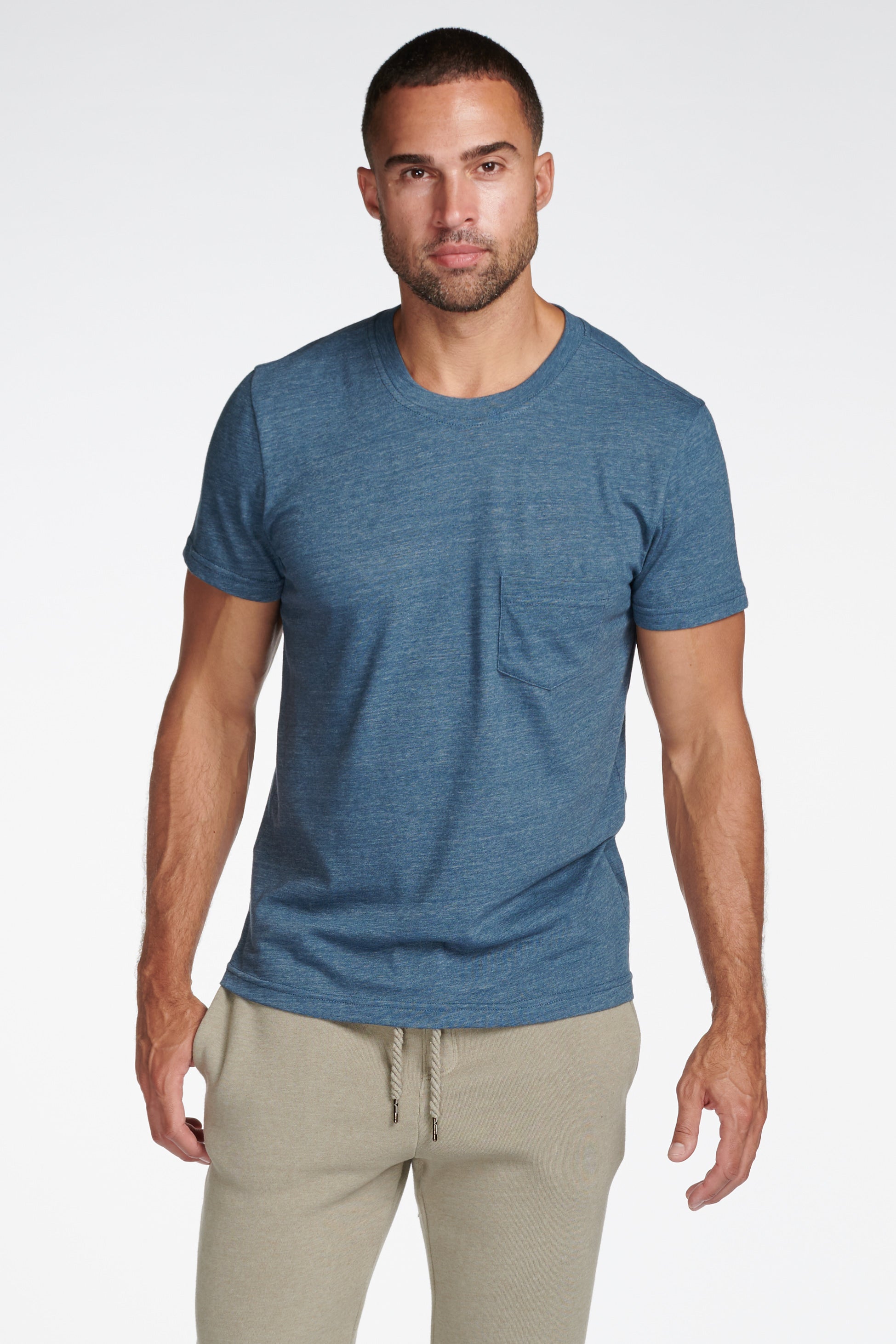 Men's Tri-Blend V-Pocket Tee