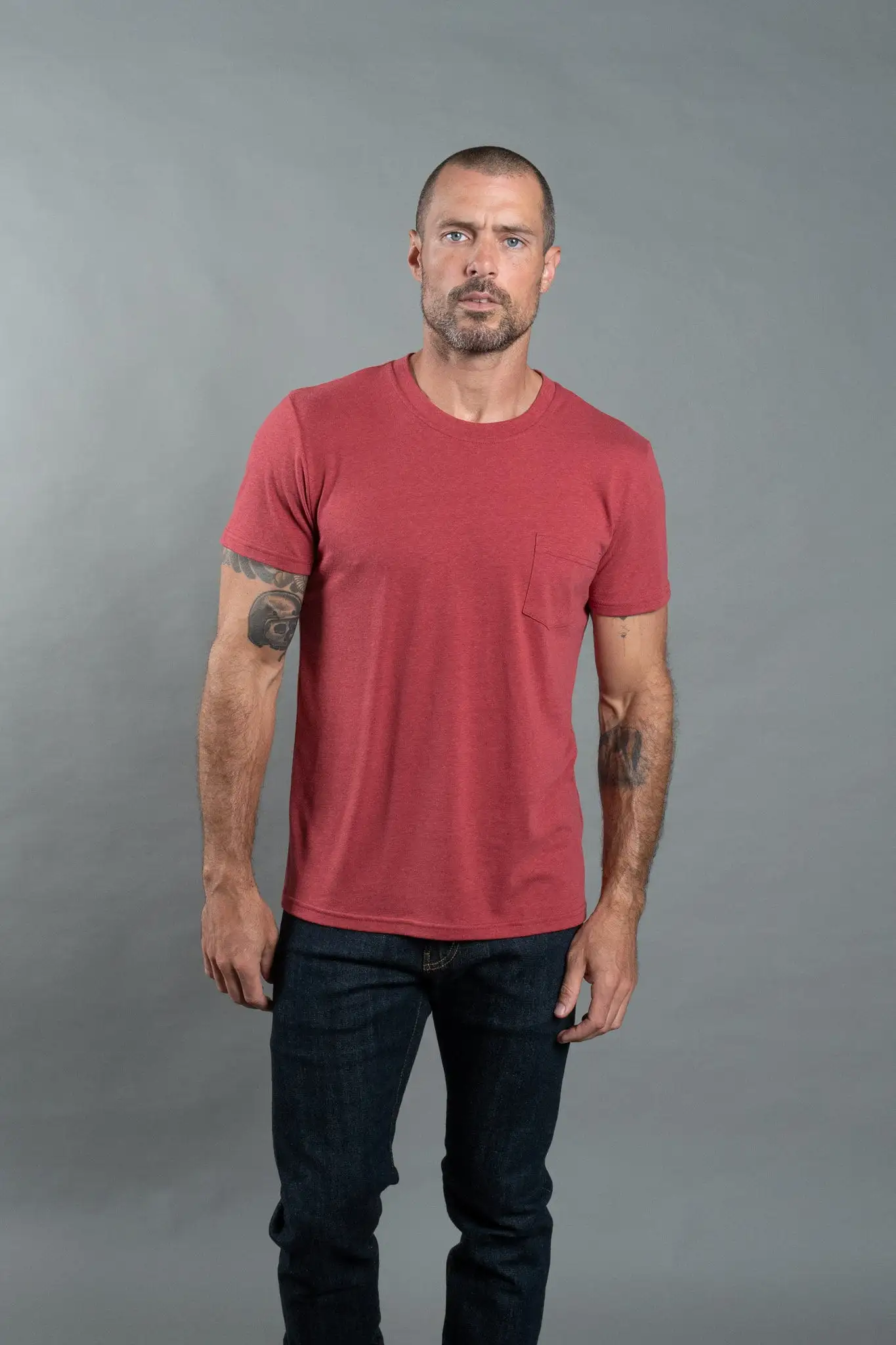 Men's Tri-Blend V-Pocket Tee