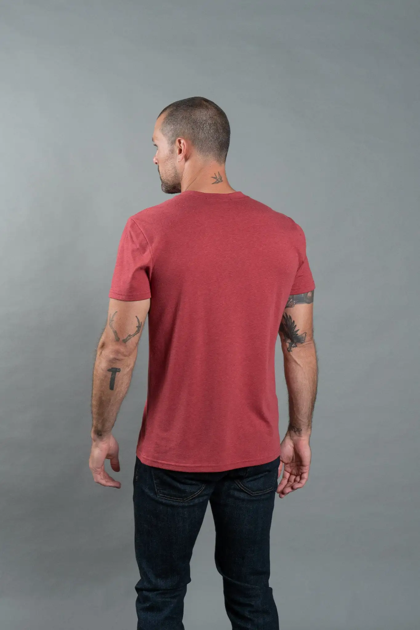 Men's Tri-Blend V-Pocket Tee